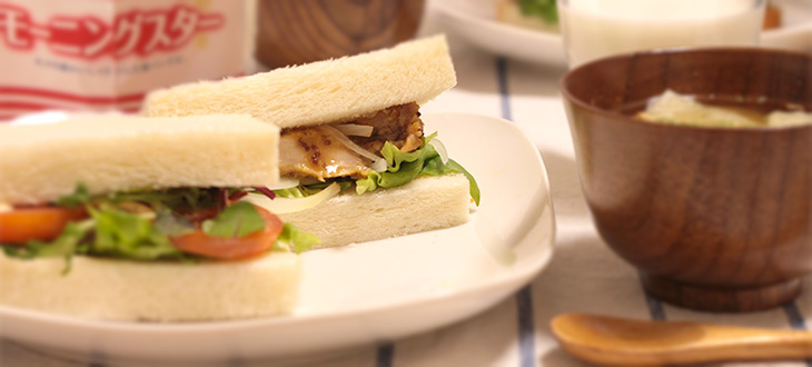 【食パンを食べて、毎日できる復興支援】いつもの食パンにちょっと一手間！モーニングスターアレンジレシピ！！