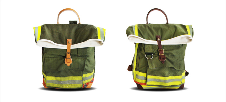 このバッグ、見覚えが・・・？誰もが知ってる「あの職業」の制服から作られたかばんを発見！