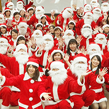 チャリティーサンタ集合写真