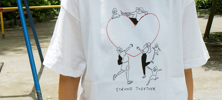 【BEAMS】人気イラストレーター長場雄さん描き下ろしのチャリティーTシャツが限定発売！収益分の2,048円を全額寄付！これは買うしかない！